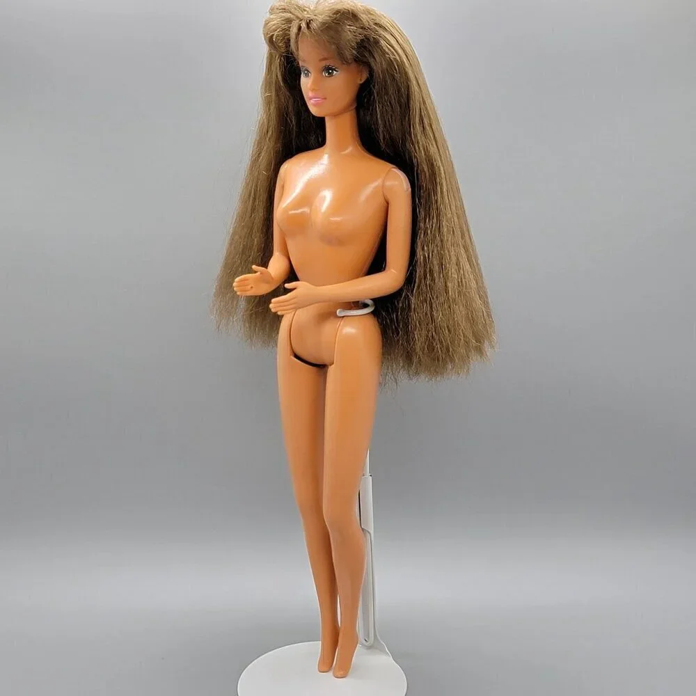 Vintage 1991 Rollerblade Teresa Doll #2216 NUDE No Clothes Flicker N' Flash